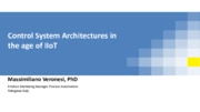 Control Systems architectures and functions for OT-IT convergence