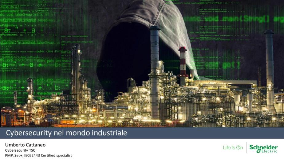 Convergenza cybersecurity e Safety nel petrolchimico: un approccio olistico alla