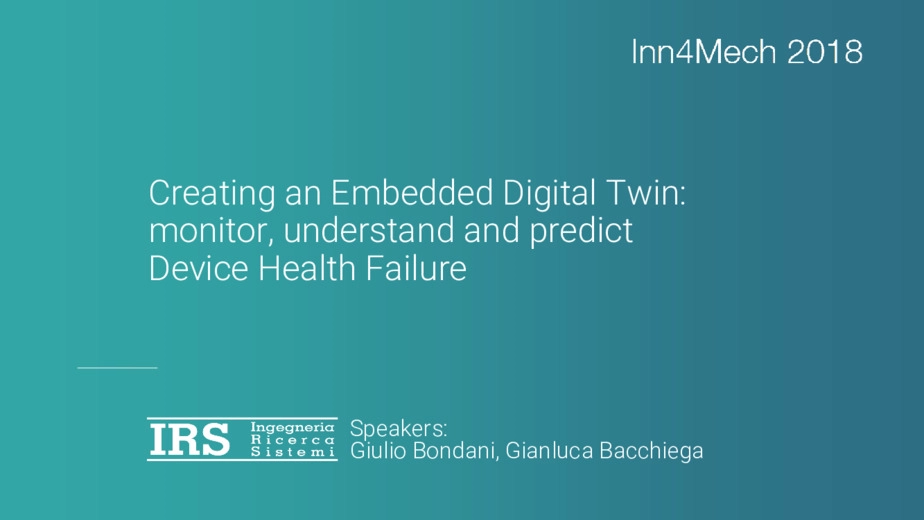 Creating an Embedded Digital Twin