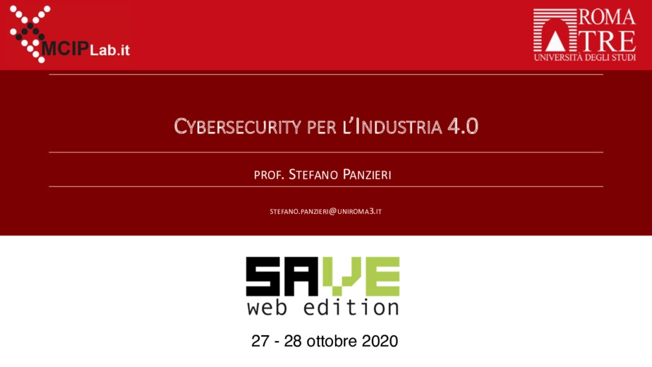 Cybersecurity per l'Industria 4.0