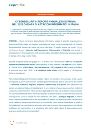 CyberSecurity: Report Annuale di Exprivia nel 2023 ondata di attacchi informatici in Italia