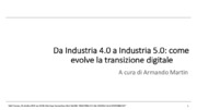 Da Industria 4.0 a Industria 5.0: come evolve la transizione