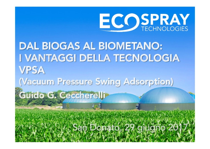 Dal biogas al biometano: i vantaggi della tecnologia VPSA (Vacuum