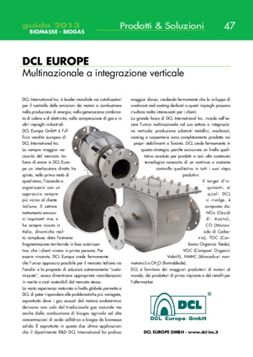 DCL Europe. Multinazionale a integrazione verticale