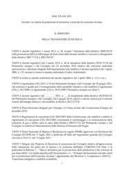 Decreto Biometano 3 notificato a Bruxelles