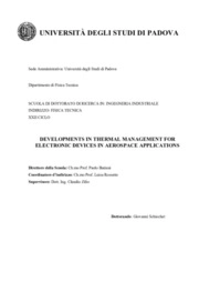 Developments in thermal management for electronic devices in aerospace applications