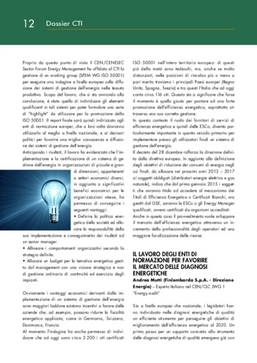Diagnosi e miglioramento dell’efficienza energetica