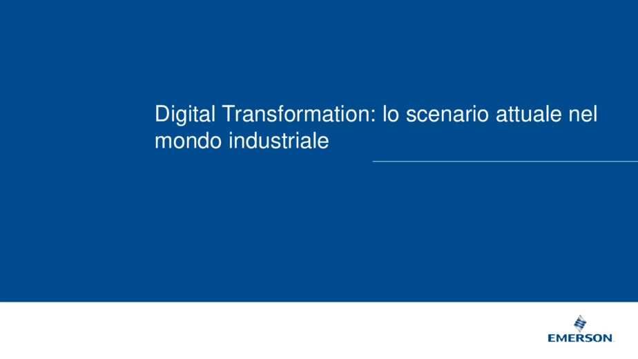 Digital Transformation e IIOT: sfide e opportunità nell