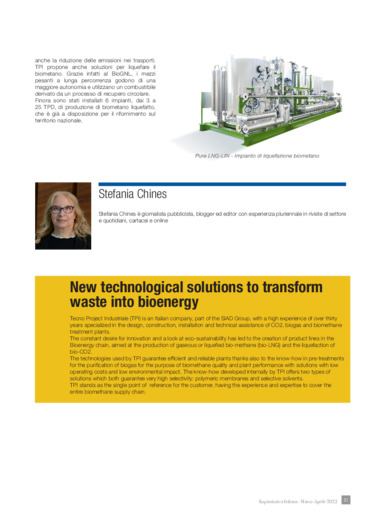 Economia Circolare: Soluzioni tecnologiche per trasformare scarti e rifiuti in bioenergie