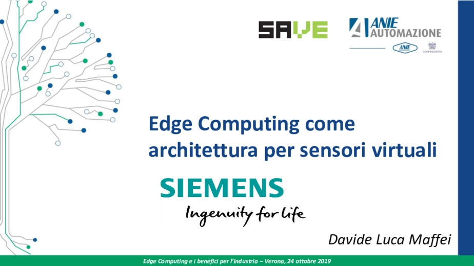 Edge Computing come architettura per sensori virtuali