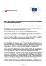 Edison Next si aggiudica un finanziamento dell'Unione Europea per potenziare la rete di ricarica elettrica ultraveloce in Italia