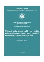 Efficient delta-sigma ADC for mobile audio applications based on a