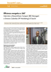 Efficienza energetica a 360°, intervista a Massimiliano Campori (BD Manager) e Simona Colombo (VP Marketing) di Sacchi