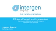 Cogenerazione, Decarbonizzazione, Efficienza energetica, Energivori, Sostenibilità ambientale