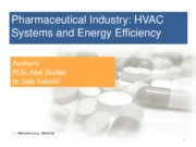 Efficienza Energetica in sistemi HVAC farmaceutici