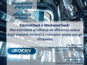 ElectroCheck e MechanoCheck: Manutenzione predittiva ed efficienza estesa degli impianti