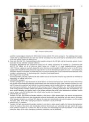 Emergency lighting cabinet for fire safety learning
