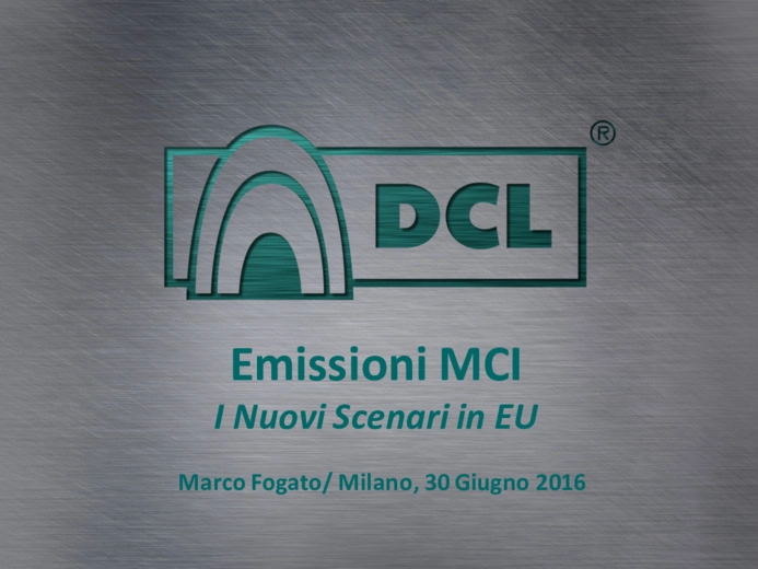 Emissioni da MCI - I nuovi scenari in Europa 