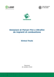 Emissioni di polveri fini e ultrafini da impianti di combustione