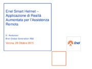 Enel Smart Helmet - Applicazioni di Realtà Aumentata per l'Assistenza Remota