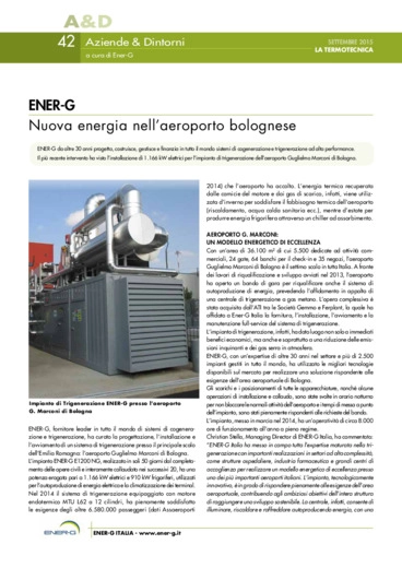 ENER-G - Nuova energia nellaeroporto bolognese