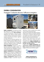 ENERBLU COGENERATION. Proteggere lambiente attraverso lefficienza energetica