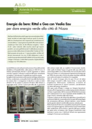 Energia da bere: Rittal e Gea con Veolia Eau per dare energia verde alla città di Nizza