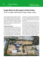 Energia elettrica da rifiuti organici nel Nord Carolina
