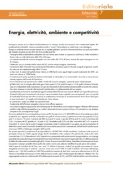 Energia, elettricit, ambiente e competitivit