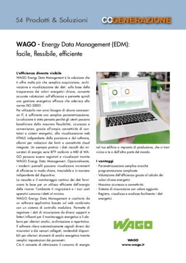 Energy Data Management (EDM): facile, flessibile, efficiente