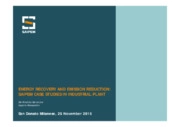 Energy recovery and emission reduction: Saipem case studies in industrial