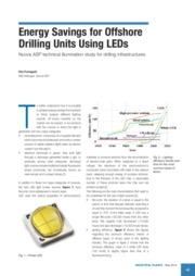 Energy Savings for Offshore Drilling Units Using LEDs