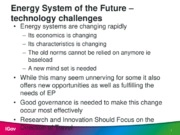 Energy system of the future