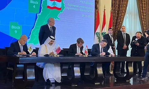Eni e i partner perfezionano il trasferimento a QatarEnergy del 30% dei blocchi esplorativi 4 e 9 nell'offshore del Libano