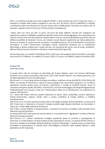 Evoluzione del mercato elettrico: anche in Italia demand<br>response sul Mercato dei Servizi di Dispacciamento