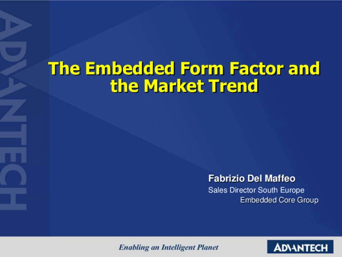 Evoluzione tecnologica e di mercato degli standard per il mondo Embedded