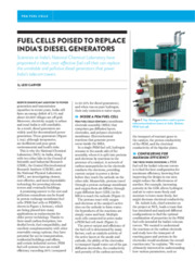Fuel cells poised to replace India