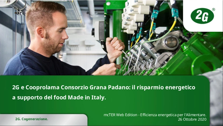 2G e Cooprolama Consorzio Grana Padano: il risparmio energetico a supporto del food made in Italy.