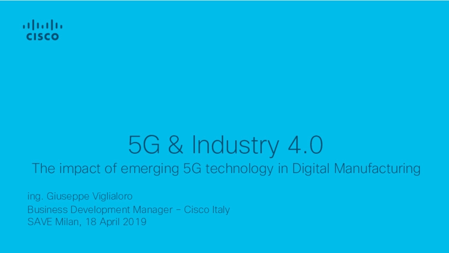 5G & Industry 4.0