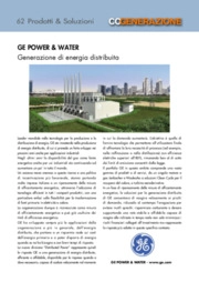GE POWER & WATER. Generazione di energia distribuita