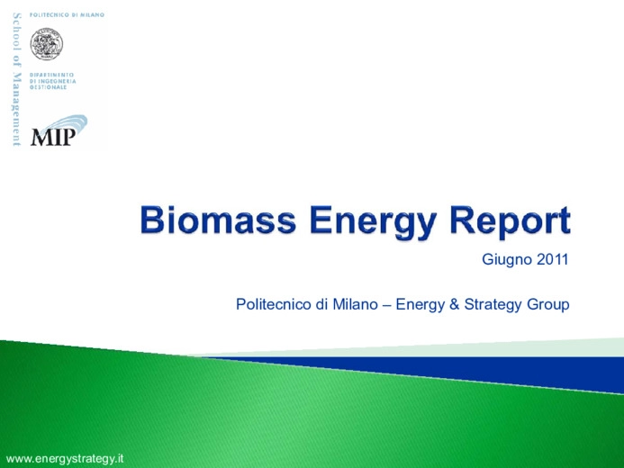 Generazione di energia e autotrazione da cinque diverse filiere - dal biogas al biocarburante