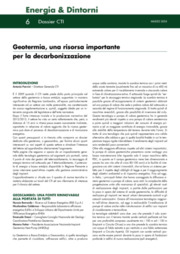 Geotermia, una risorsa importante per la decarbonizzazione