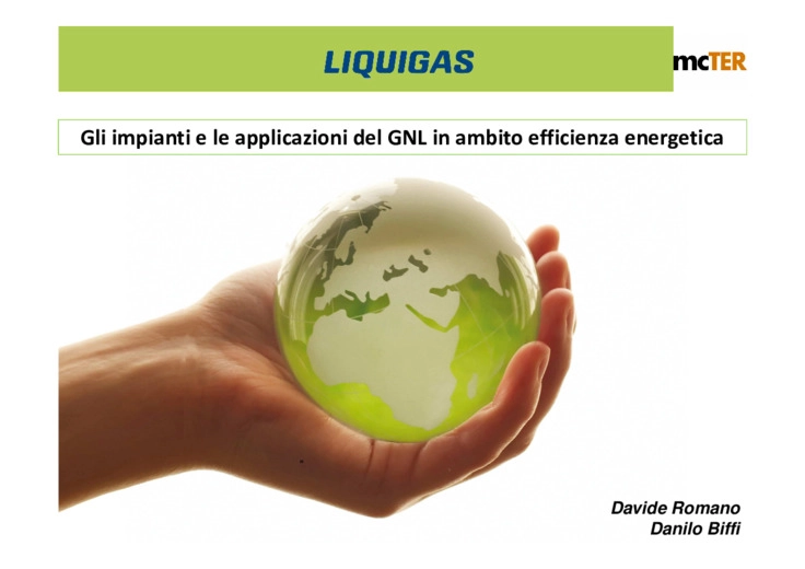 Gli impianti e le applicazioni del GNL in ambito di efficienza energetica