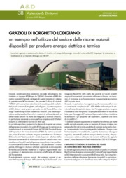 Grazioli di Borghetto Lodigiano: utilizzo del suolo e delle risorse naturali disponibili per produrre energia elettrica