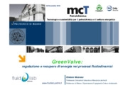 Greenvalve: regolazione e recupero di energia nei processi fluidodinamici