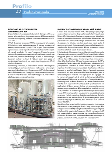 ATP e ATProX - Sistemi HVAC e Process Packages per il settore Energia