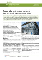 Guascor Italia per il recupero energetico dallo scarto della lavorazione