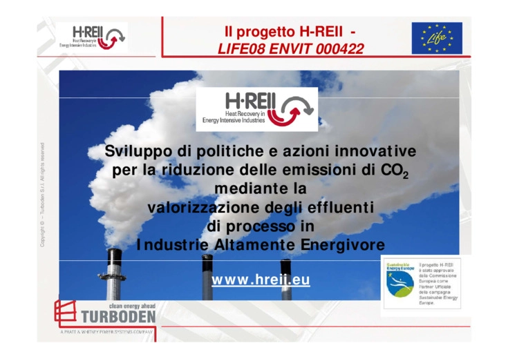H-REII - Heat recovery in energy intensive industries