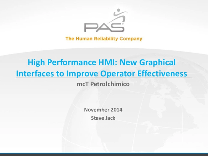 High Performance HMI: nuove interfacce grafiche per rendere pi efficace la conduzione degli impianti