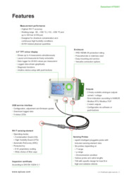 HTS801 - Sensore di umidità e temperatura per condizioni di